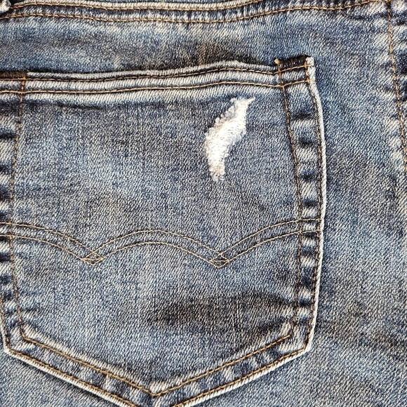 American Eagle Ne(x)t Level Airflex Skinny Destroyed Jeans - Size 30 - Picture 8 of 12